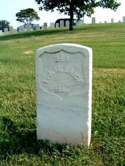 McBride Grave - Chattanooga Natl. Cemetery