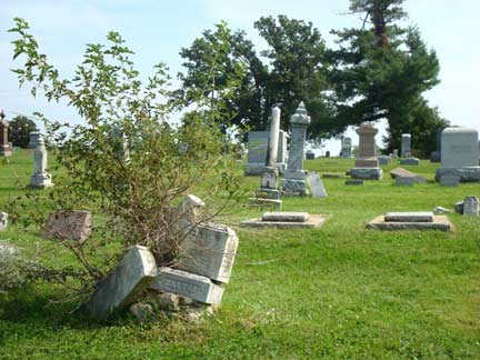 view of Walton gravestone